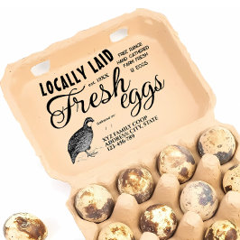 Borracha Carimbo de ovo de codorniz personalizado