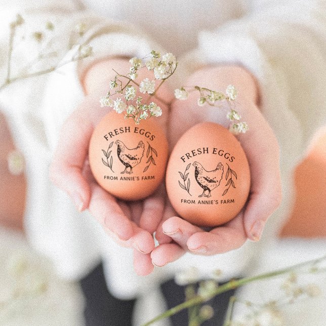 Borracha Carimbo De Ovo Fresco De fazenda Para Os Agriculto (Criador carregado)