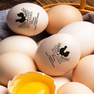 Borracha Carimbo de Ovo Personalizado