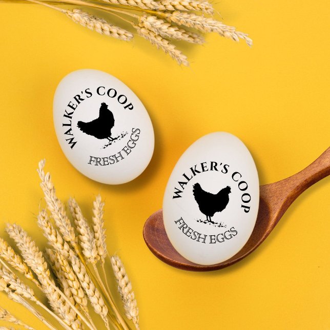 Borracha Carimbo de Ovo Personalizado Clássico da Vintage (Criador carregado)