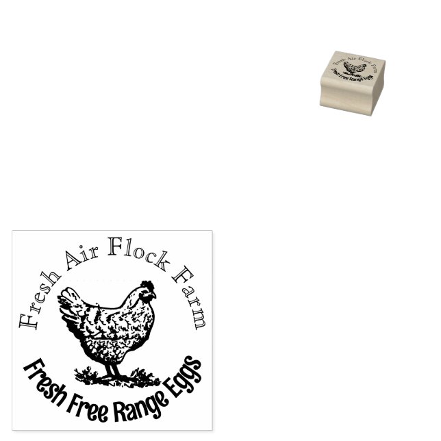 Borracha Carimbo de Ovos Personalizado (Carimbado)