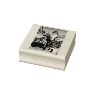 Borracha Carimbo de papais noeis