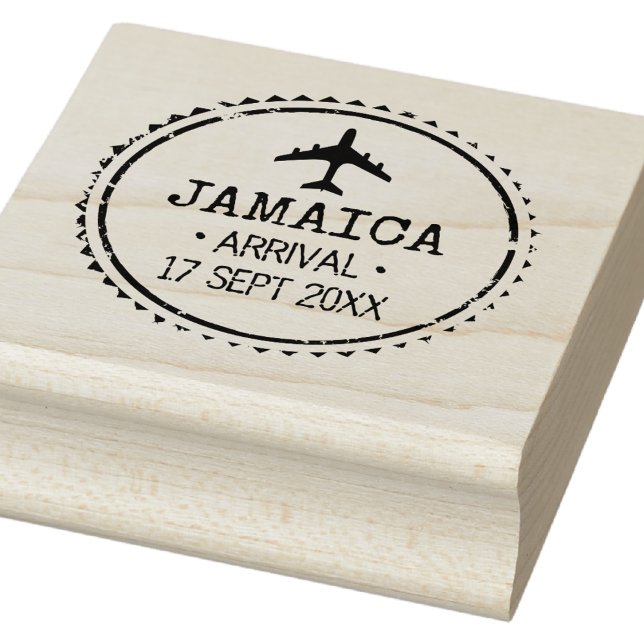 Borracha Carimbo de Passaporte Casamento no Destino Jamaica (Passport Stamp Jamaica Destination Wedding
)