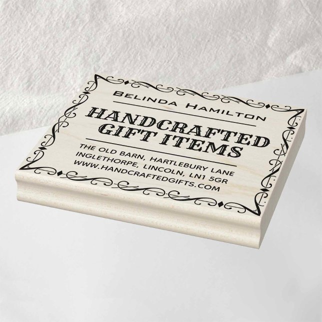 Borracha Carimbo de produtos de estilo artesanal ou estétic (Criador carregado)