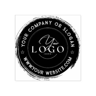 Borracha CARIMBO DE REDES ELEGANTE   Logotipo comercial per