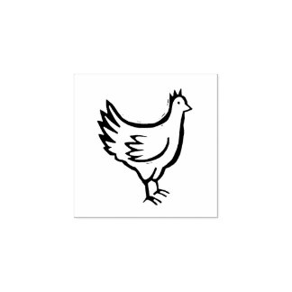 Borracha Carimbo de Refeição de Galinha Estilo Russo de Aba