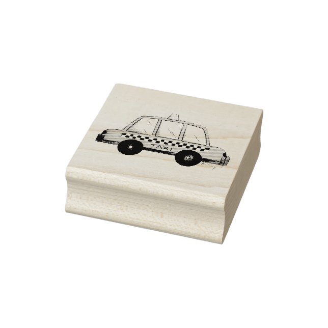 Borracha Carimbo de táxi amarelo Nova Iorque NYC (Carimbo)