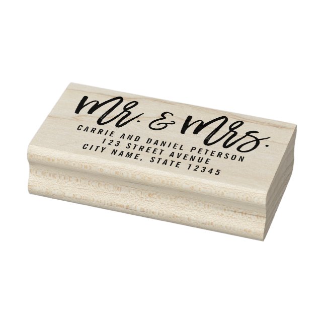 Borracha Carimbo Esmagado Carimbo Personalizado De Madeira (Carimbo)