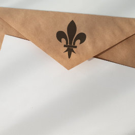 Borracha Carimbo Fleur de Lis