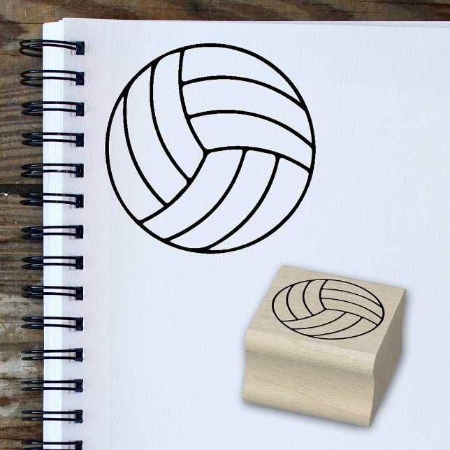 Borracha Carimbo Mini Volei Simples para Fãs de Esportes (🏐 Add a sporty touch to your crafts! 🎨)