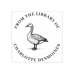 Borracha Carimbo Personalizado do Livro de Ganhos Ex Libris