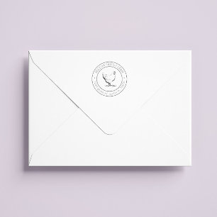 Borracha Carimbo Rústico de Retorno de Galinha