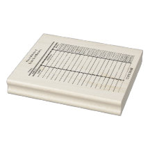 Cartão de Biblioteca Personalizado - Carimbo de Ar