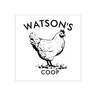 Borracha Coop da Família   Carimbo De Ovos