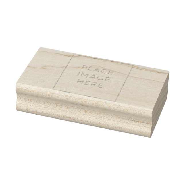Borracha de madeira Carimbo 1,5" x 3" (Carimbo)