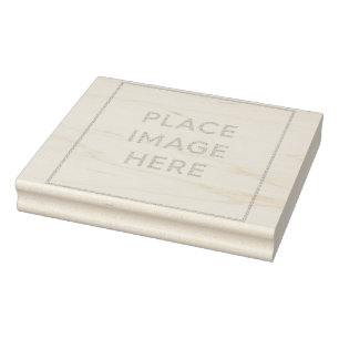 Borracha de madeira Carimbo de 4" x 5"