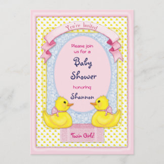 Borracha Ducky Twin - Convite para Chás