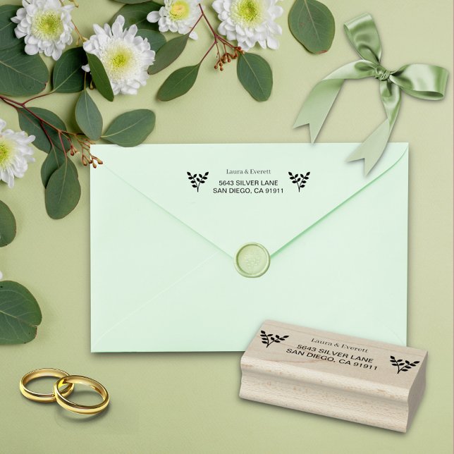 Borracha Eucalipto Botânico Simples Deixa Carimbo De Arte D (Criador carregado)