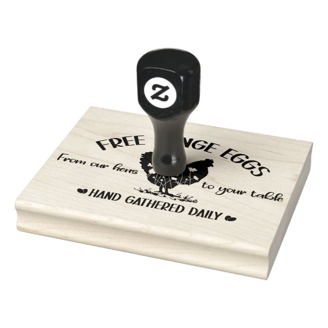 Borracha Fazenda Ovos Frescos Carimbo De Embalagem De Ovos  (Carimbo)