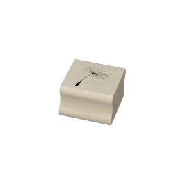 Borracha Fazer uma Semente de Dandelion Wish | Carimbo de b