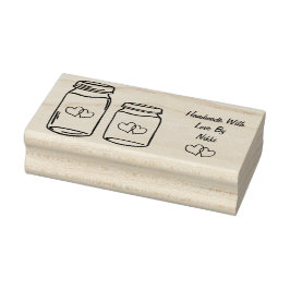 Borracha Homemade com carimbo de amor