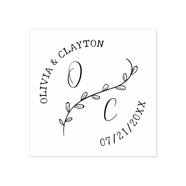 Borracha Iniciais Russos Desenhados À Mão E Carimbo De Rami (Impressão)