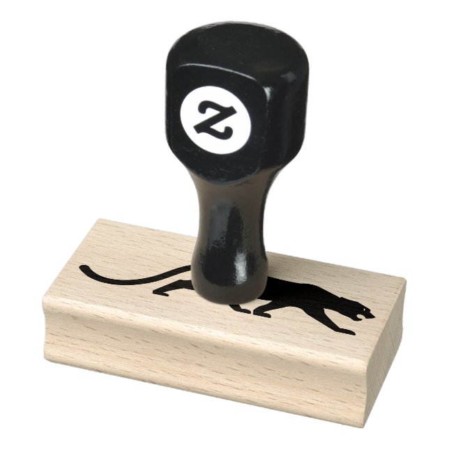 Borracha Jaguar Big Cat - Carimbo de Design (Carimbo)