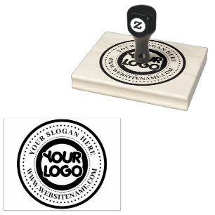 Borracha Logotipo comercial personalizado Carimbo grande de