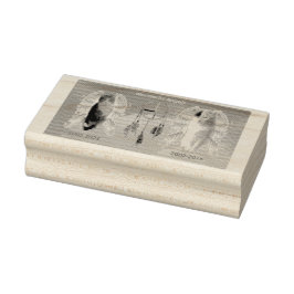 Borracha Maravilhosos Anjos 3,8 x 7,6 cm Carimbo de Arte da