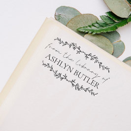 Borracha Na Biblioteca Do Nome Personalizado Carimbo De Mad