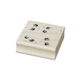 Borracha Ponto, Carimbo de Arte de Madeira Gainsboro