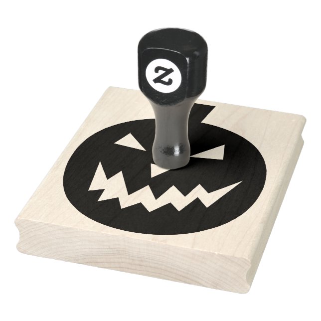 Borracha Pumpkin Spooky Halloween Carimbo de 4" x 5" (Carimbo)