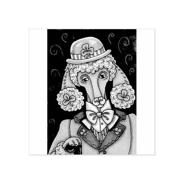 BORRACHA RUAS. POÓDULO IRLANDÊS DO DIA DE PATRICK, CARIMBO  (Impressão)