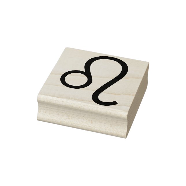 Borracha símbolo leo carimbo de arte (Carimbo)