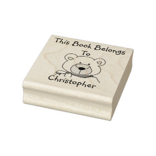 Borracha Teddy Bear Este Livro Pertence A Carimbo De Arte