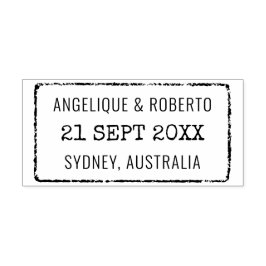 Borracha Viagem de Destino Personalizado do Carimbo Passapo