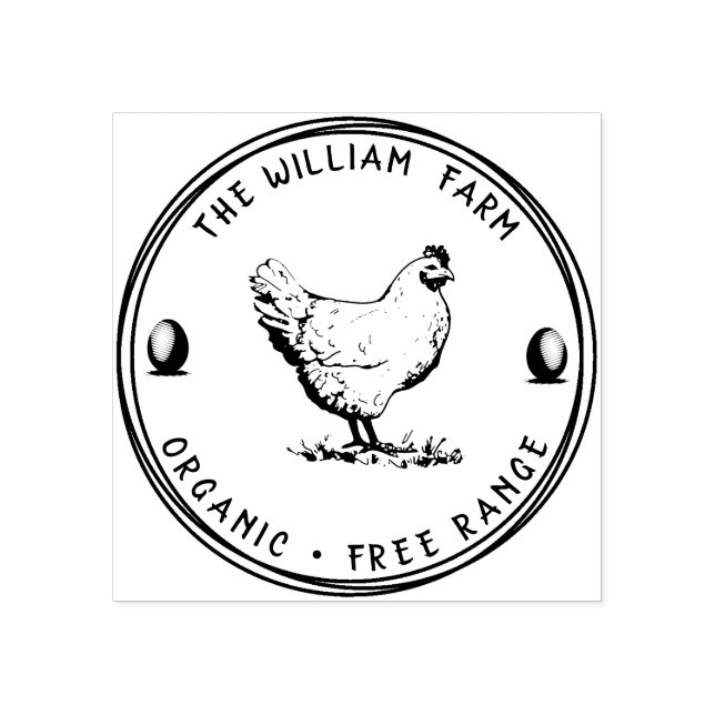 Borracha Vintage Personalizada ⎢ Carimbo de Ovo (Impressão)