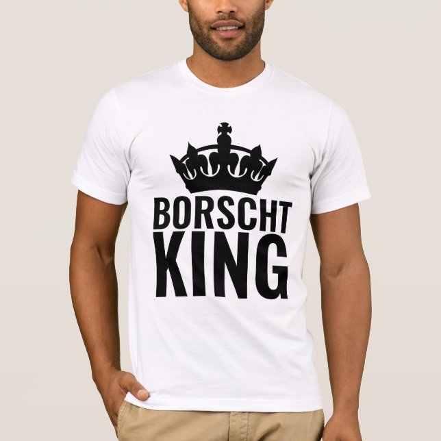 BORSCHT KING T-SHIRTS (Frente)
