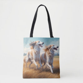 Borzoi Elegant Tote Bag