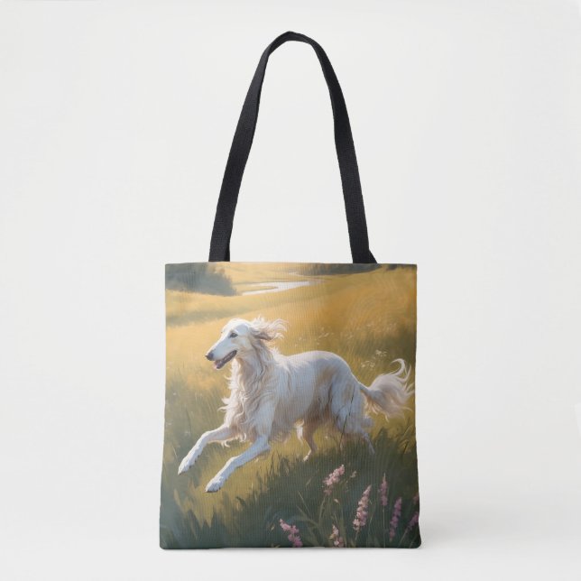 Borzoi Elegant Tote Bag (Frente)