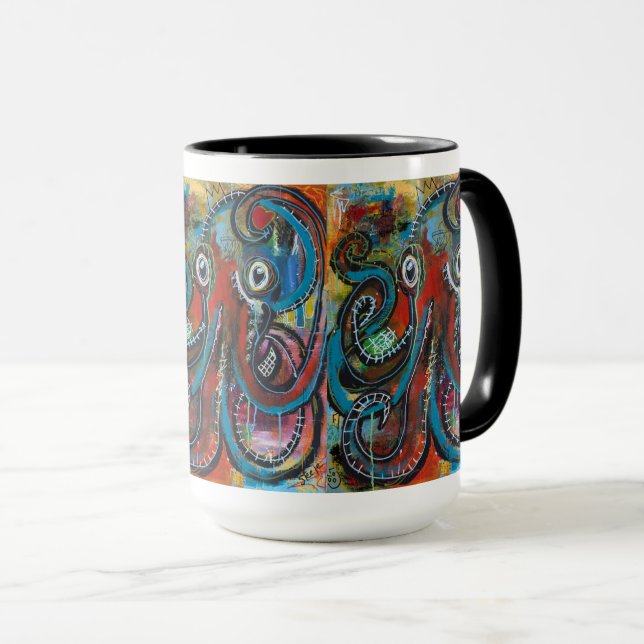 "Bosco, um Basquiatopus" Caneca para Bebidas de 33 (Frente Esquerda)