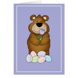 Boscoe Betty Bears Cartão de Saudação da Páscoa d2