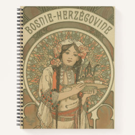 Bósnia e Herzegovina por Alphonse Mucha (1900)