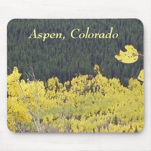 Bosque dourado Mousepad (Frente)