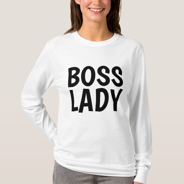BOSS LADY T-shirts (Frente)