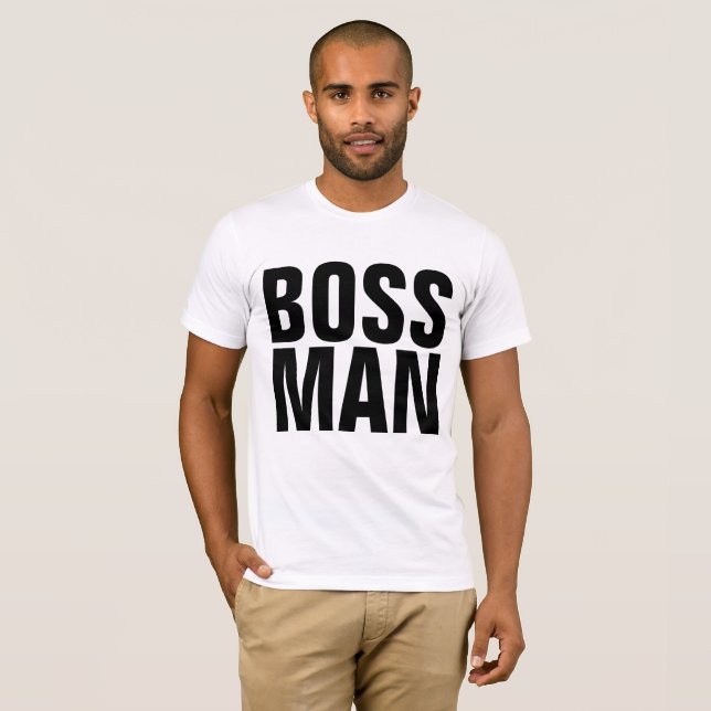 BOSS MAN T-shirts (Frente Completa)