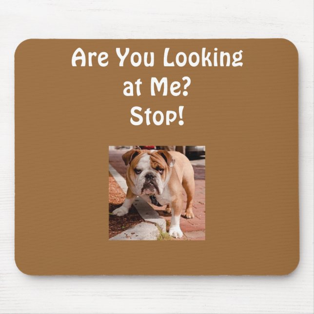 "BOSSY BULLDOG" MOUSEPAD (Frente)