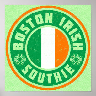 Boston Irish American Southie Impressão