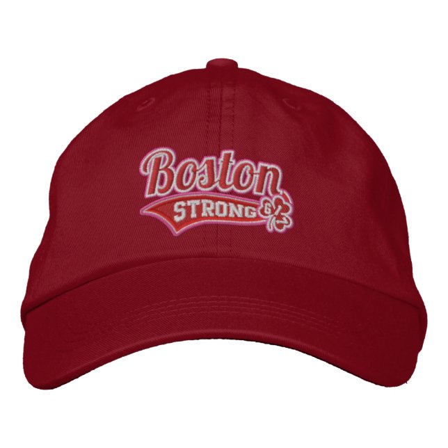 Boston Strong Ballpark Shamrock bordado Boné (Frente)