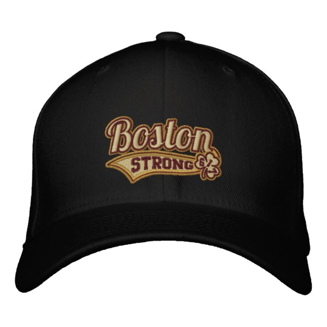 Boston Strong Ballpark Shamrock bordado Boné (Frente)